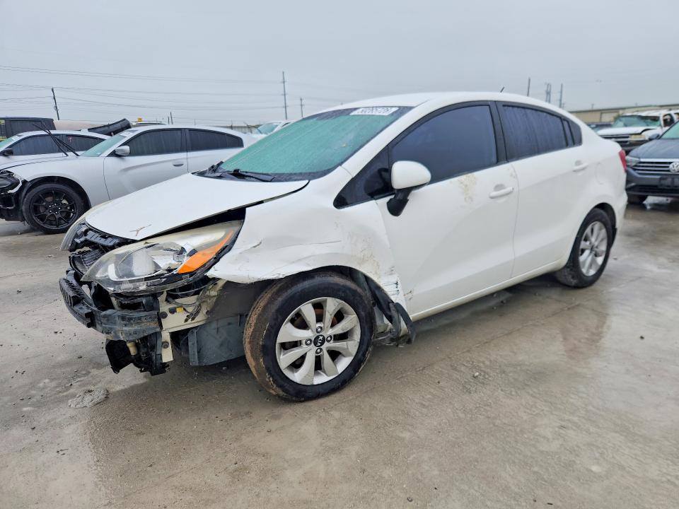 2017 Kia Rio VIN KNADM4A31H6063121 COPART salvage auction — FRONT END, Tx - Salvage Vehicle Title, sold $1,050 on 2026-07-14 (photo 1)