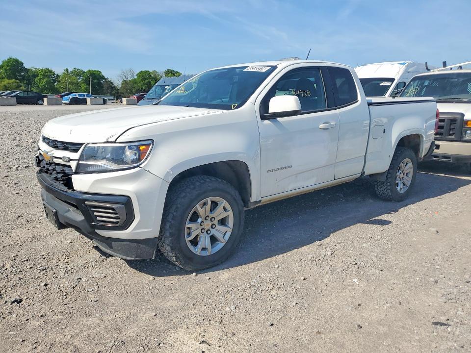 2022 Chevrolet Colorado VIN 1GCHSCEA7N1192521 COPART salvage auction — FRONT END, Tx - Salvage Vehicle Title, sold $3,550 on 2026-07-02 (photo 1)