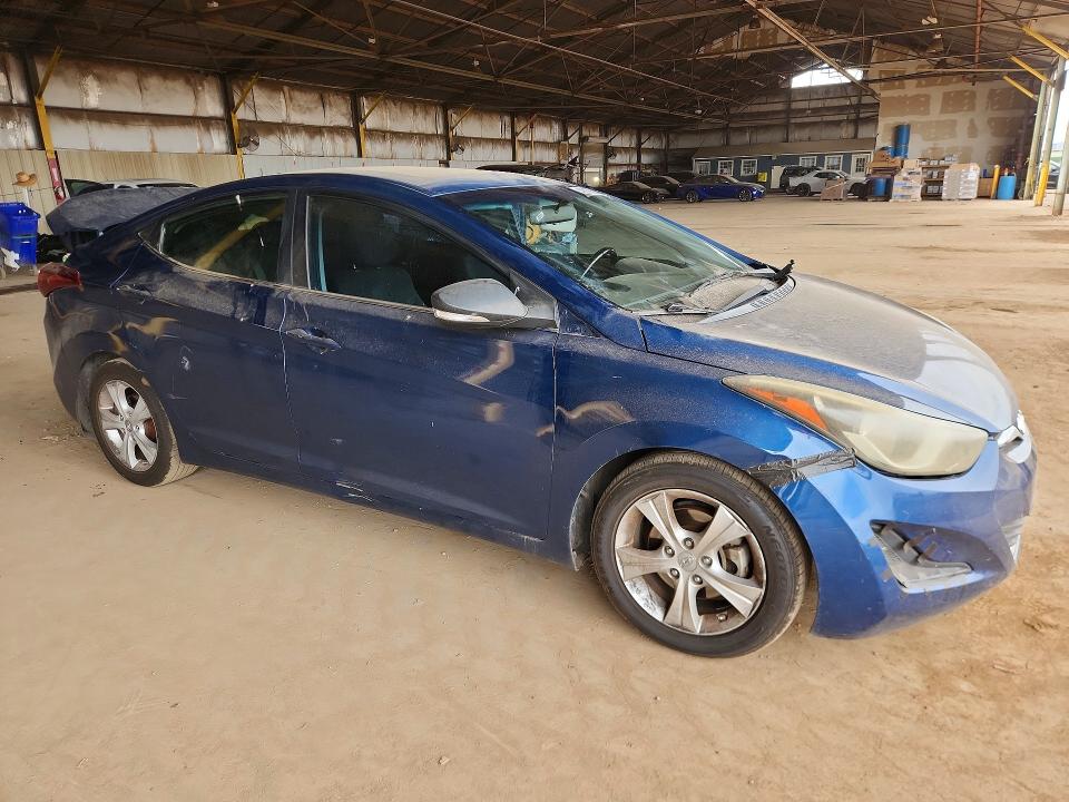 2016 Hyundai VIN KMHDH4AE3GU566969 COPART salvage auction — REAR END, Az - Cert Of Title - Salvage, sold $1,000 on 2026-07-27 (photo 4)
