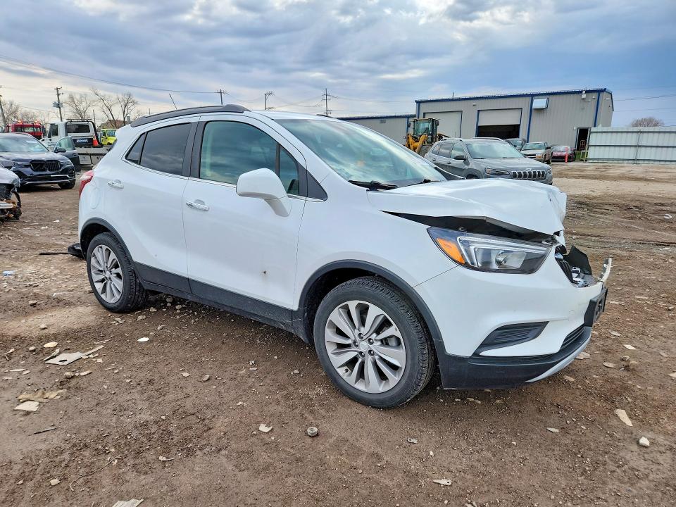 2020 Buick Encore VIN KL4CJASB6LB318531 COPART salvage auction — FRONT END, Wv - Salvage Certificate, sold $3,400 on 2026-07-29 (photo 4)