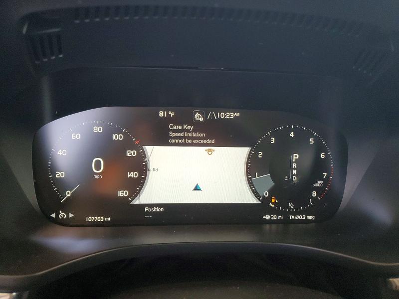 2021 Volvo Xc60 VIN YV4A22RK7M1765282 COPART salvage auction — FRONT END, Tx - Salvage Vehicle Title, sold $7,700 on 2026-07-06 (photo 9)