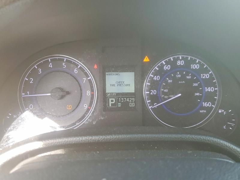 2013 Infiniti G VIN JN1CV6AR6DM765875 COPART salvage auction — FRONT END, Salvage Title, sold $350 on 2026-07-23 (photo 9)
