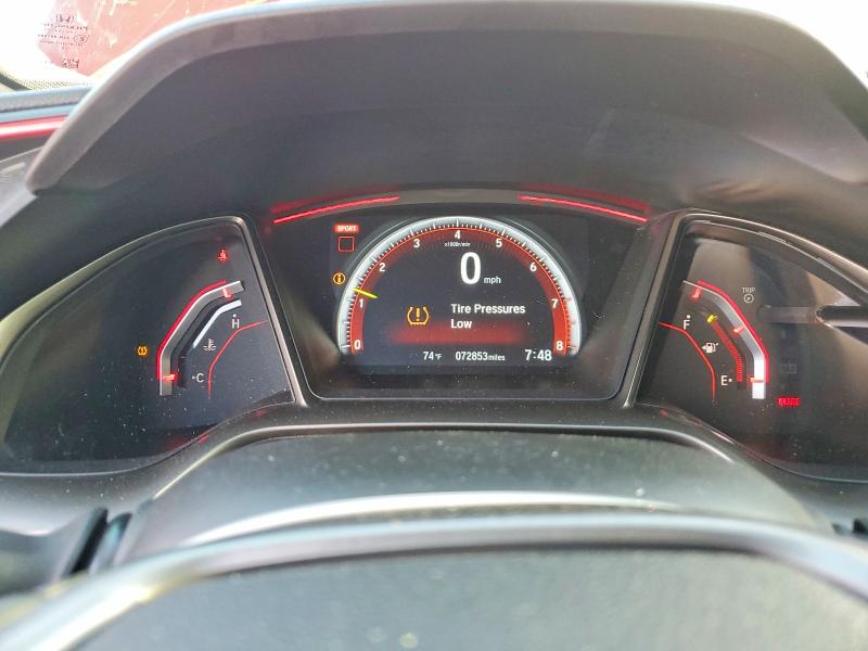 2018 Honda Civic VIN SHHFK8G78JU202494 COPART salvage auction — FRONT END, FL, sold $13,000 on 2026-07-20 (photo 9)
