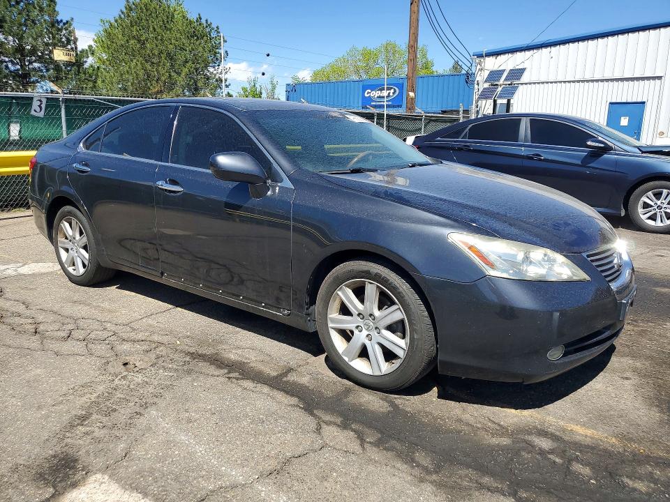 2007 Lexus Es 350 VIN JTHBJ46G172093030 COPART salvage auction — REAR END, Co - Rebuilt Salvage - Dealer Only, sold $900 on 2026-07-07 (photo 4)