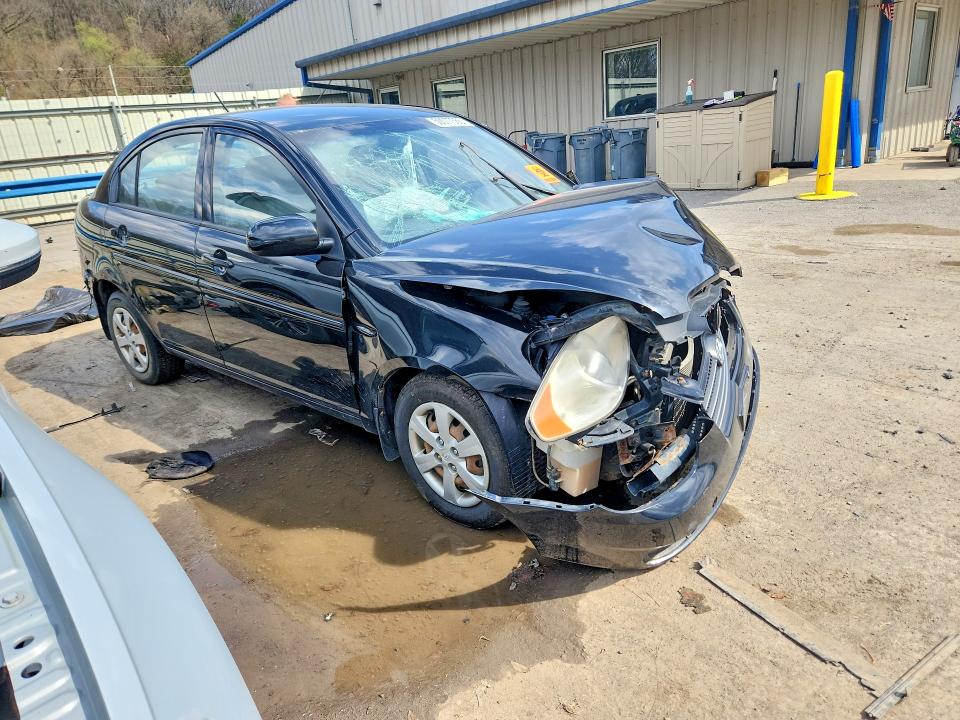 2010 Hyundai Accent VIN KMHCN4ACXAU407179 COPART salvage auction — FRONT END, SC - CERT OF TITLE-SALVAGE, sold $350 on 2026-07-02 (photo 4)