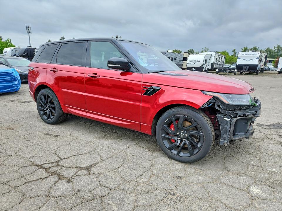 2019 Land rover RANGE ROVER VIN SALWV2SV1KA841668 COPART salvage auction — FRONT END, Id - Salvage Certificate Of Title, sold $12,800 on 2026-07-27 (photo 4)