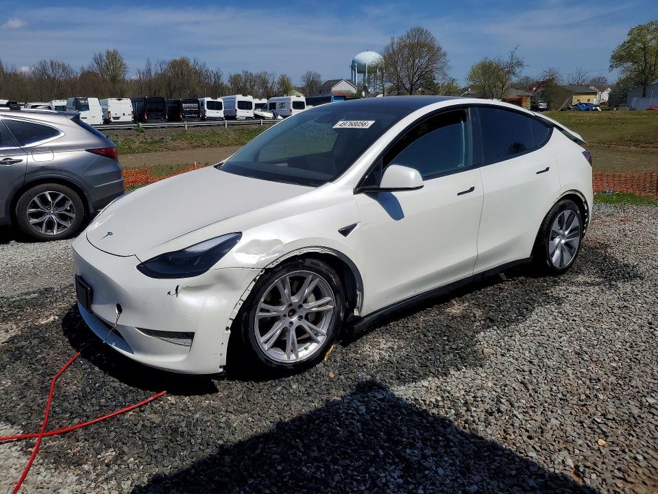 2023 Tesla Model y VIN 7SAYGDEE4PF622061 — COPART salvage auction photo