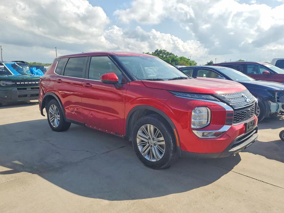 2022 Mitsubishi Outlander VIN JA4J3TA88NZ032581 COPART salvage auction — FRONT END, Tx - Certificate Of Title (P), sold $7,400 on 2026-07-28 (photo 4)