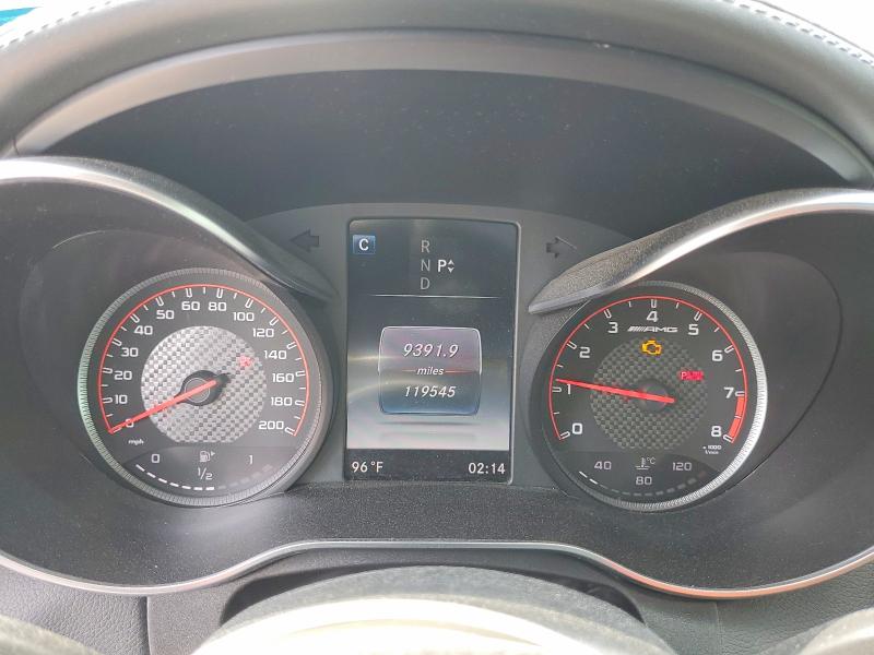 2017 Mercedes-benz C-klasse VIN WDDWJ8HB6HF450178 COPART salvage auction — FRONT END, TX - SALVAGE VEHICLE TITLE, sold $8,500 on 2026-07-10 (photo 9)