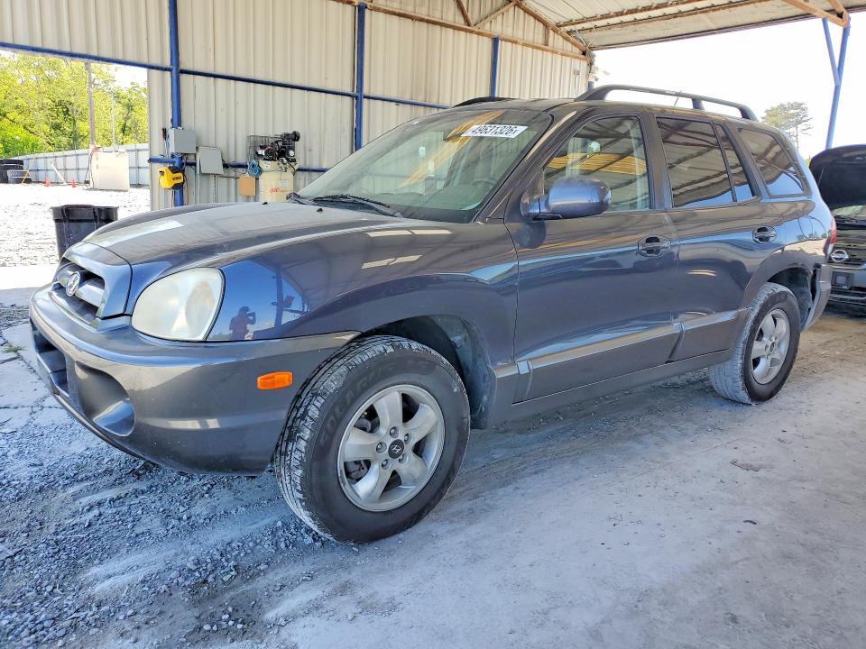 2006 Hyundai Santa fe VIN KM8SC73D06U038350 COPART salvage auction — REAR END, Wv - Salvage Certificate, sold $500 on 2026-07-09 (photo 1)