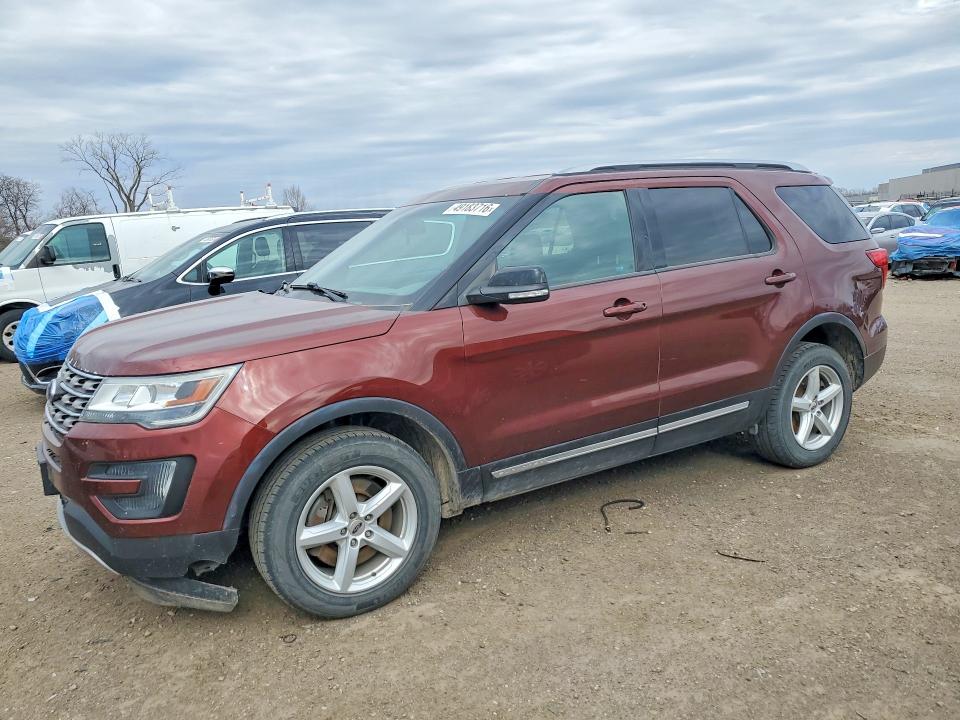 2016 Ford VIN 1FM5K8D86GGA18062 COPART salvage auction — FRONT END, Ia - Cert Of Title-Salvage Title, sold $1,900 on 2026-07-03 (photo 1)