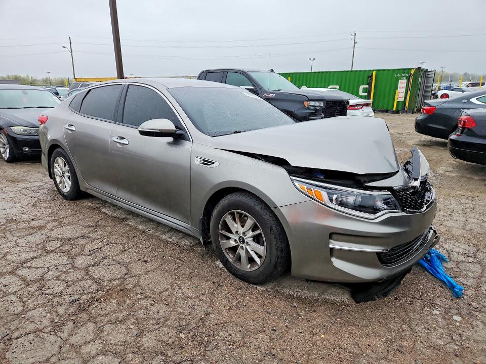 2018 Kia Optima VIN 5XXGT4L39JG229697 COPART salvage auction — FRONT END, IN - CERT OF TITLE-SALVAGE TITLE, sold $1,500 on 2026-07-31 (photo 4)
