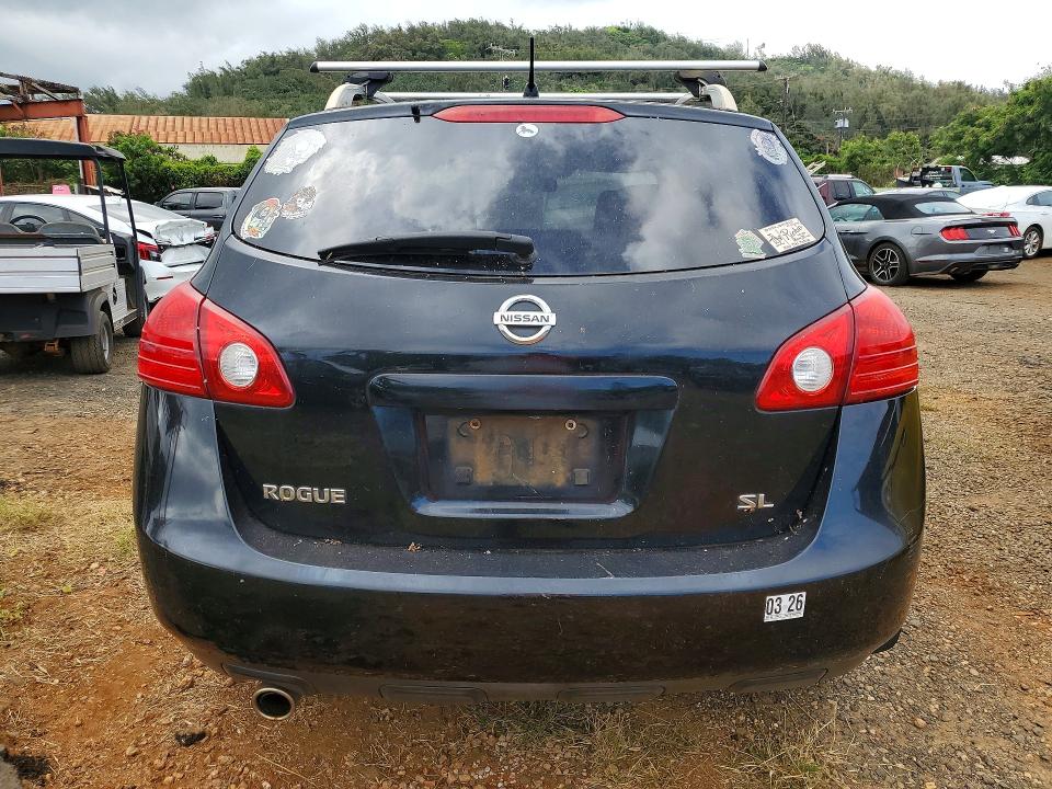 2008 Nissan Rogue sport VIN JN8AS58T88W304491 COPART salvage auction — NORMAL WEAR, Hi - Bill Of Sale - Parts Only, sold $650 on 2026-07-27 (photo 6)