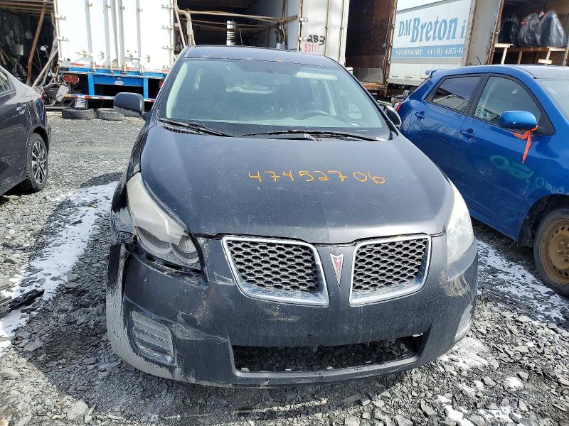 2009 Pontiac Vibe VIN 5Y2SP67069Z414244 COPART salvage auction — FRONT END, Qc - Gravement Accidente, sold $475 on 2026-07-14 (photo 5)