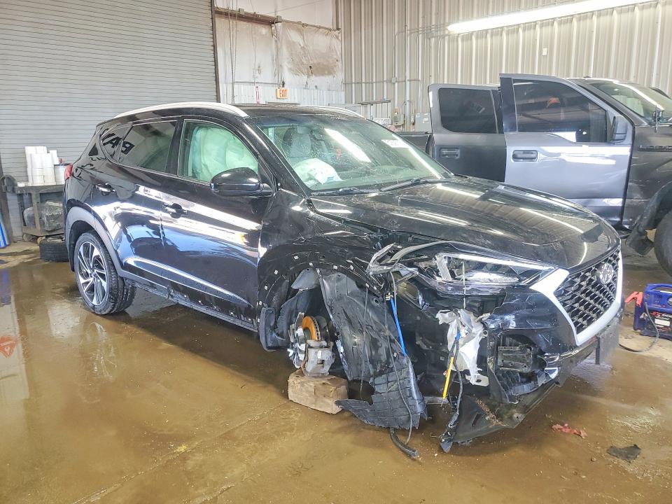 2021 Hyundai Tucson VIN KM8J3CAL1MU318810 COPART salvage auction — FRONT END, Il - Salvage Certificate, sold $4,050 on 2026-07-07 (photo 4)