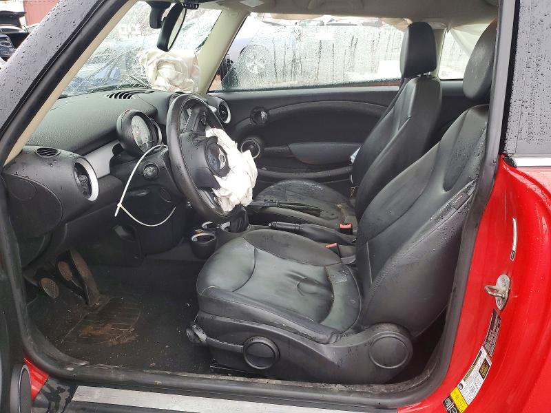 2013 Mini Cooper VIN WMWSU3C54DT370925 COPART salvage auction — FRONT END, Il - Salvage Certificate, sold $400 on 2026-07-02 (photo 7)