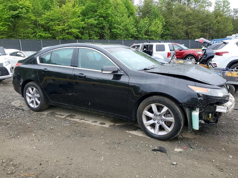 2014 Acura Tl VIN 19UUA8F58EA001691 COPART salvage auction — FRONT END, Md - Cert Of Salvage > 75% Damage, sold $1,650 on 2026-07-02 (photo 4)
