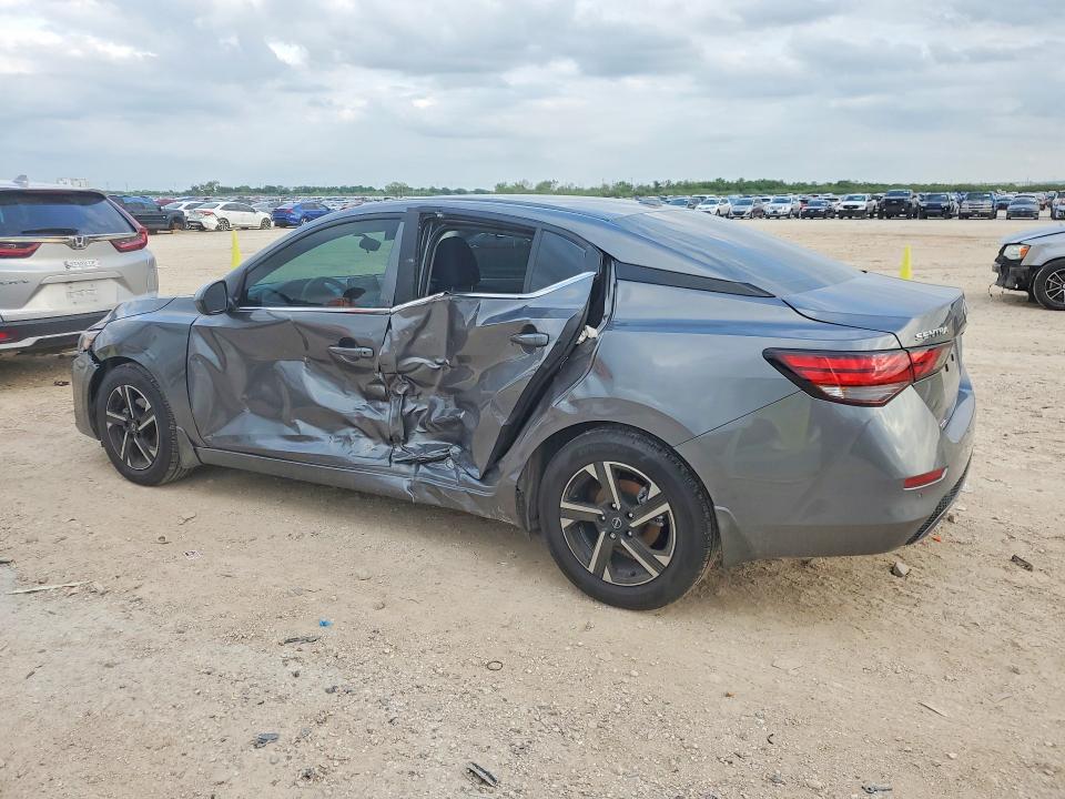 2025 Nissan Sentra VIN 3N1AB8CV4SY405875 COPART salvage auction — SIDE, Tx - Salvage Vehicle Title, sold $4,450 on 2026-07-09 (photo 2)