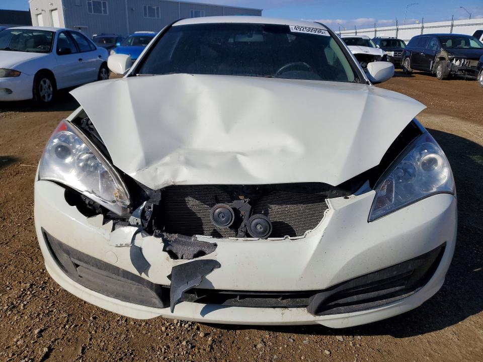 2010 Hyundai Genesis VIN KMHHT6KD1AU040672 COPART salvage auction — FRONT END, AB - BOS - SALVAGE, sold $475 on 2026-07-02 (photo 5)