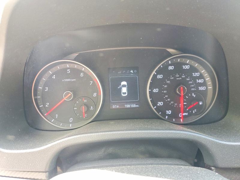 2018 Hyundai Elantra VIN KMHD04LB1JU484384 COPART salvage auction — FRONT END, Md - Cert Of Salvage > 75% Damage, sold $1,450 on 2026-07-17 (photo 9)
