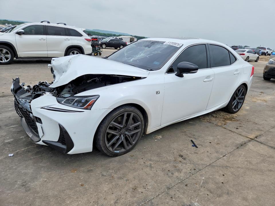 2019 Lexus Is VIN JTHBA1D28K5099954 COPART salvage auction — FRONT END, Tx - Salvage Vehicle Title, sold $4,450 on 2026-07-09 (photo 1)