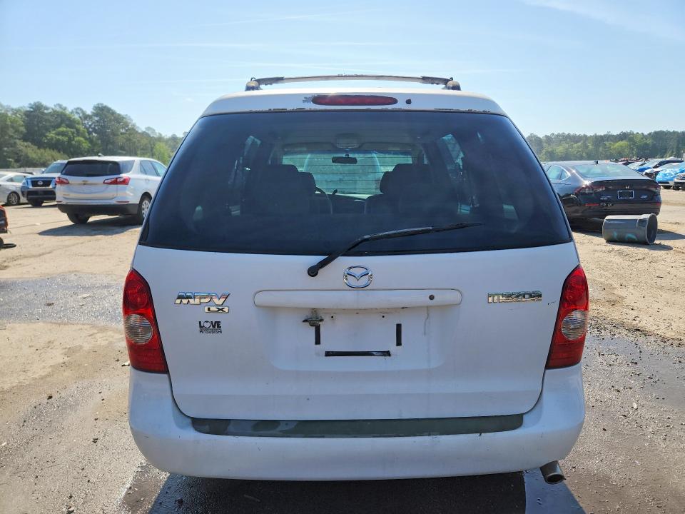 2003 Mazda Mpv VIN JM3LW28A630358154 COPART salvage auction — FRONT END, SC - CERT OF TITLE-SALVAGE, sold $475 on 2026-07-06 (photo 6)