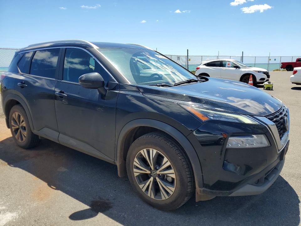 2022 Nissan Rogue VIN 5N1BT3BA2NC734762 COPART salvage auction — WATER/FLOOD, Hi - Certificate Of Salvage, sold $4,600 on 2026-07-27 (photo 4)