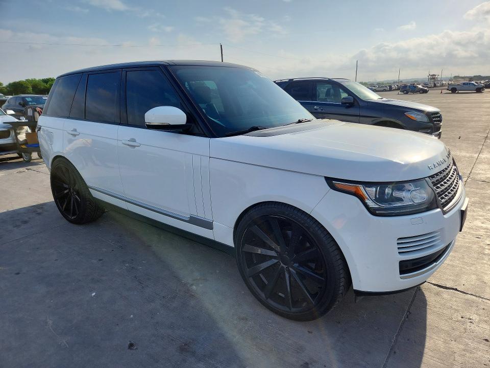2015 Land rover RANGE ROVER VIN SALGR2VF0FA241727 COPART salvage auction — MECHANICAL, Tx - Salvage Vehicle Title, sold $4,850 on 2026-07-09 (photo 4)