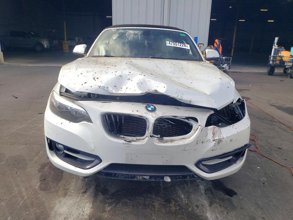 2016 BMW 2er VIN WBA1K9C59GV321748 COPART salvage auction — FRONT END, Fl - Cert Of Title Slvg Rebuildable, sold $2,100 on 2026-08-10 (photo 5)