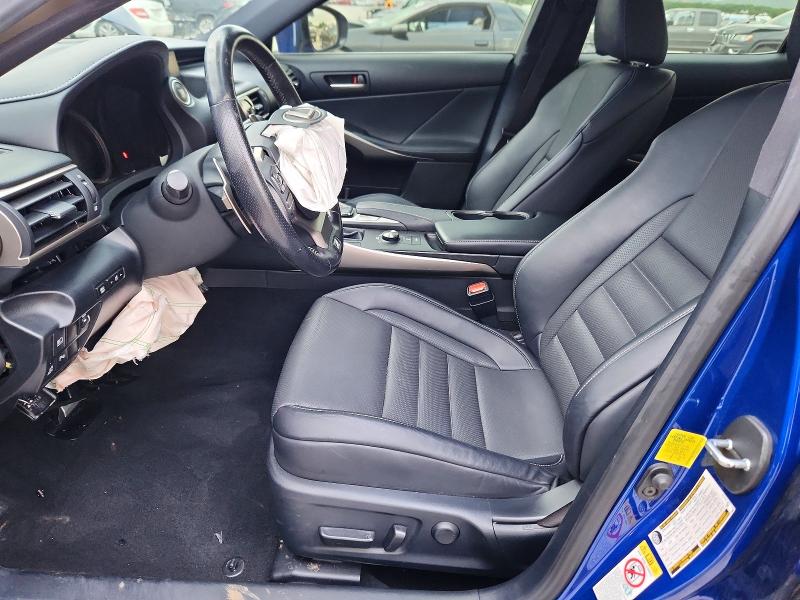 2019 Lexus Is VIN JTHBA1D20K5087670 COPART salvage auction — FRONT END, Tx - Salvage Vehicle Title, sold $200 on 2026-07-30 (photo 7)