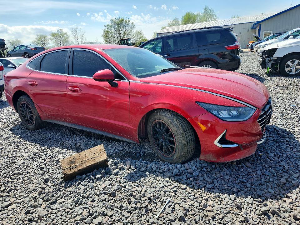 2020 Hyundai Sonata VIN 5NPEG4JAXLH034230 COPART salvage auction — FRONT END, Il - Salvage Certificate, sold $2,150 on 2026-07-27 (photo 4)