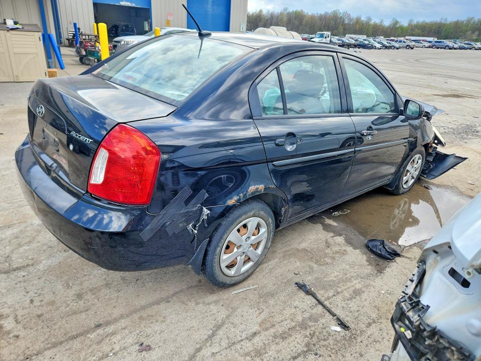 2010 Hyundai Accent VIN KMHCN4ACXAU407179 COPART salvage auction — FRONT END, SC - CERT OF TITLE-SALVAGE, sold $350 on 2026-07-02 (photo 3)