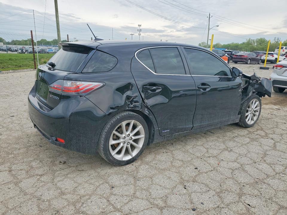 2012 Lexus Ct VIN JTHKD5BH9C2109285 COPART salvage auction — FRONT END, ID - SALVAGE CERTIFICATE OF TITLE, sold $1,600 on 2026-07-28 (photo 3)
