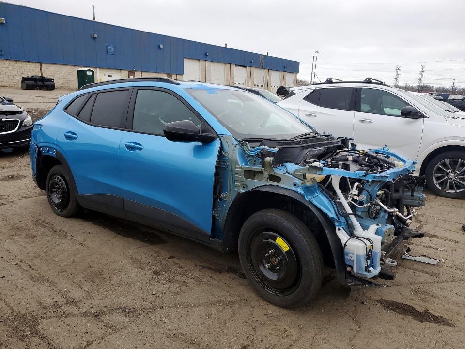 2025 Chevrolet Trax VIN KL77LKEP5SC080496 COPART salvage auction — FRONT END, Mi - Cert Of Title-Salvage Vehicle, sold $1,900 on 2026-07-10 (photo 4)