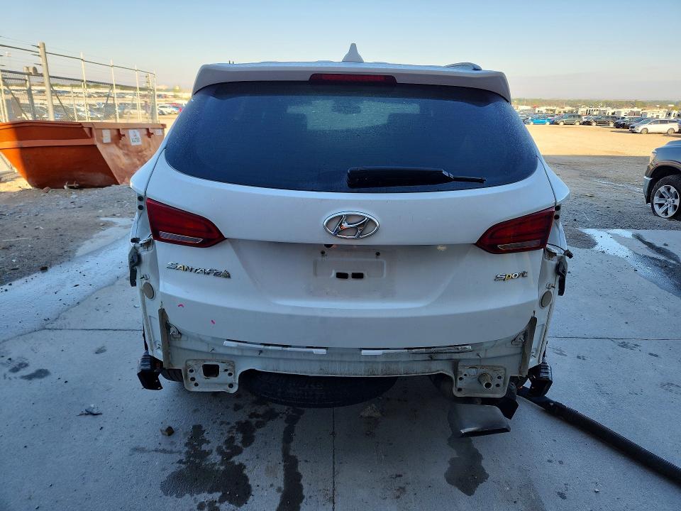 2017 Hyundai Santa fe VIN 5XYZU3LB8HG429385 COPART salvage auction — FRONT END, NE, sold $275 on 2026-07-21 (photo 6)