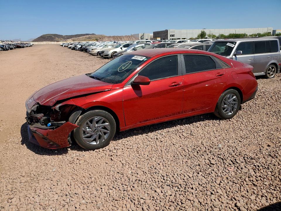 2025 Hyundai Elantra VIN KMHLM4DJ5SU150298 COPART salvage auction — FRONT END, ID - SALVAGE CERTIFICATE OF TITLE, sold $6,200 on 2026-07-14 (photo 1)
