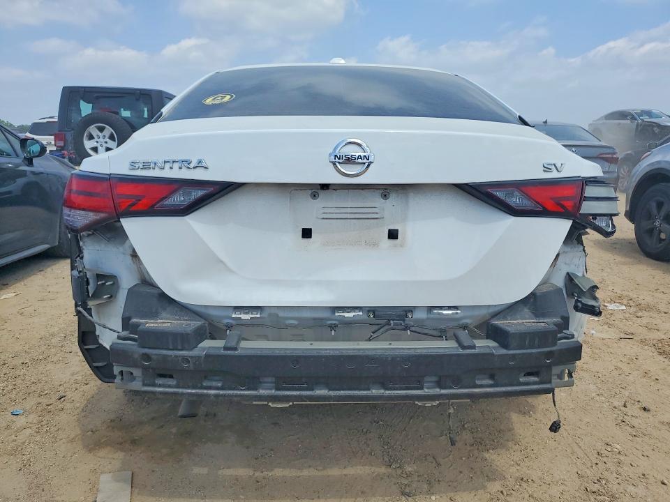 2020 Nissan Sentra VIN 3N1AB8CVXLY257426 COPART salvage auction — REAR END, Tx - Salvage Vehicle Title, sold $4,100 on 2026-07-09 (photo 6)