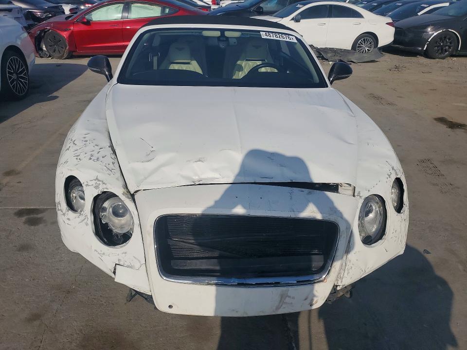 2014 Bentley Continental VIN SCBGC3ZA9EC094424 COPART salvage auction — FRONT END, Nv - Dis/Dlr/Exp Only Salvage Title, sold $17,400 on 2026-07-29 (photo 5)
