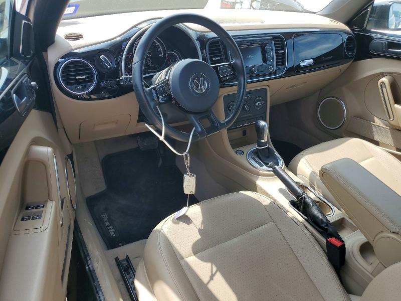 2015 Volkswagen Beetle VIN 3VW517AT1FM802872 COPART salvage auction — FRONT END, Tx - Salvage Vehicle Title, sold $3,650 on 2026-07-02 (photo 8)