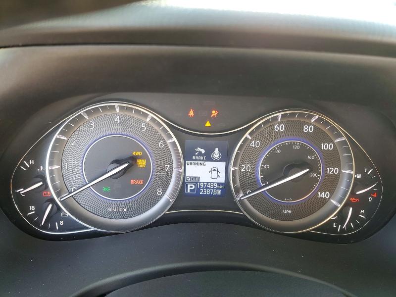 2014 Infiniti VIN JN8AZ2NE8E9062909 COPART salvage auction — FRONT END, Id - Salvage Certificate Of Title, sold $950 on 2026-07-20 (photo 9)