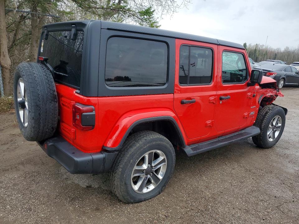 2021 Jeep Wrangler / VIN 1C4HJXEN7MW588446 COPART salvage auction — FRONT END, On - Permit Salvage, sold $11,800 on 2026-07-02 (photo 3)