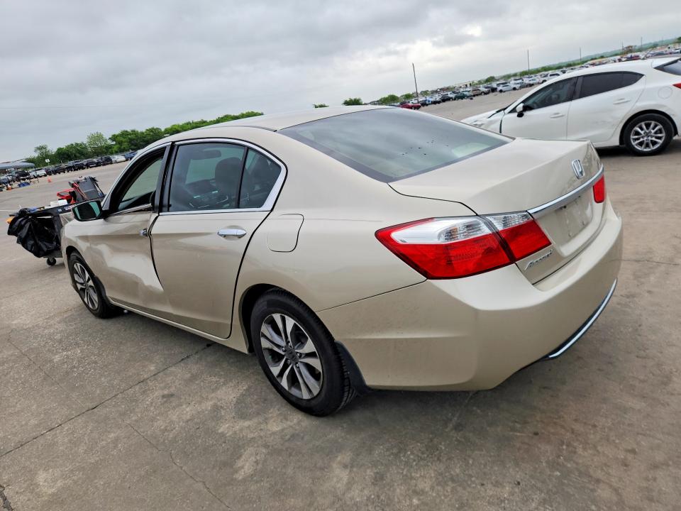 2013 Honda Accord VIN 1HGCR2F35DA199483 COPART salvage auction — SIDE, TX - CERTIFICATE OF TITLE, sold $4,700 on 2026-07-02 (photo 2)