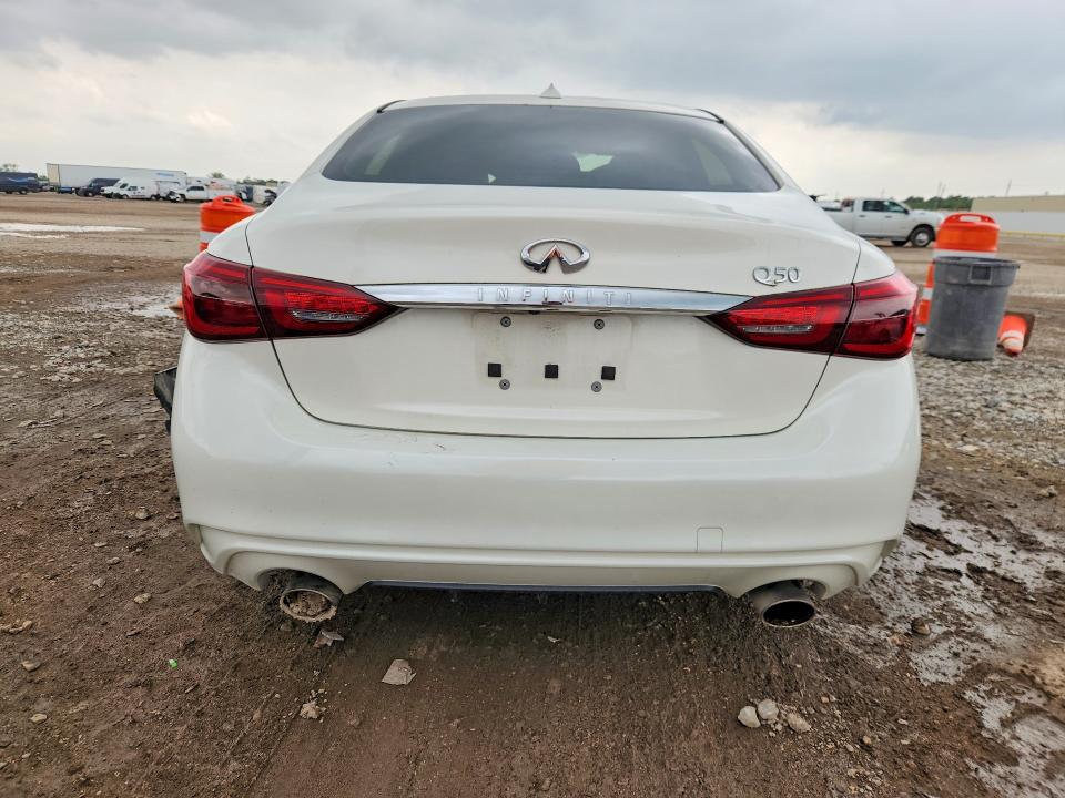 2020 Infiniti Q50 VIN JN1EV7AP8LM205108 COPART salvage auction — SIDE, Salvage Title, sold $1,100 on 2026-07-30 (photo 6)