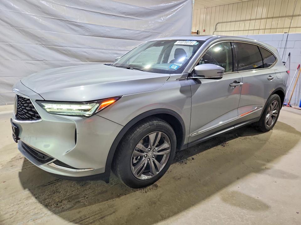 2024 Acura Mdx VIN 5J8YE1H39RL028143 COPART salvage auction — SIDE, Nh - Cert Of Title-Salvage, sold $17,000 on 2026-07-02 (photo 1)