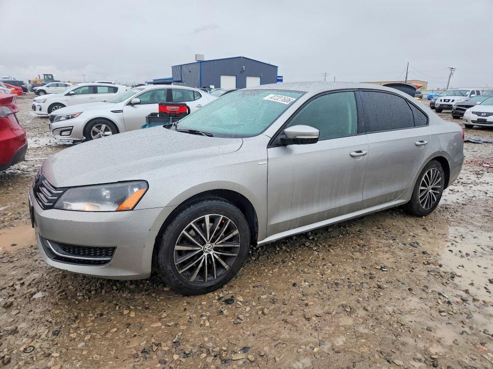 2014 Volkswagen Passat VIN 1VWAT7A31EC072308 COPART salvage auction — FRONT END, Ut - Salvage Certificate, sold $925 on 2026-07-02 (photo 1)