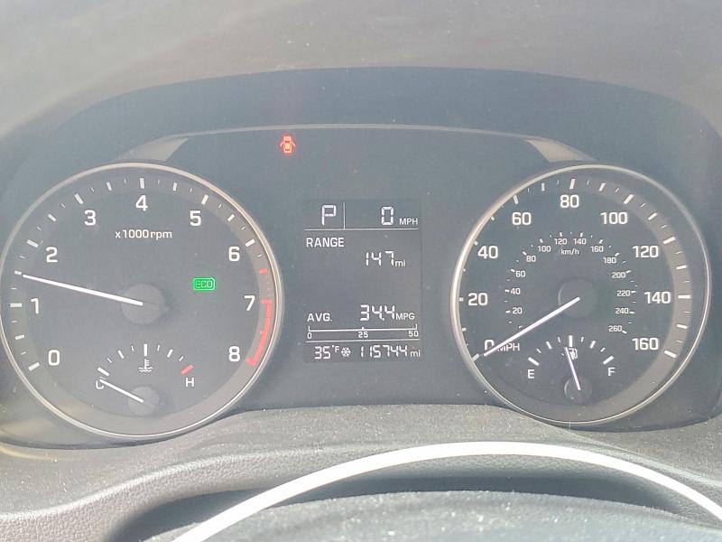 2017 Hyundai Elantra VIN 5NPD84LF6HH115542 COPART salvage auction — FRONT END, Il - Salvage Certificate, sold $1,250 on 2026-07-02 (photo 9)