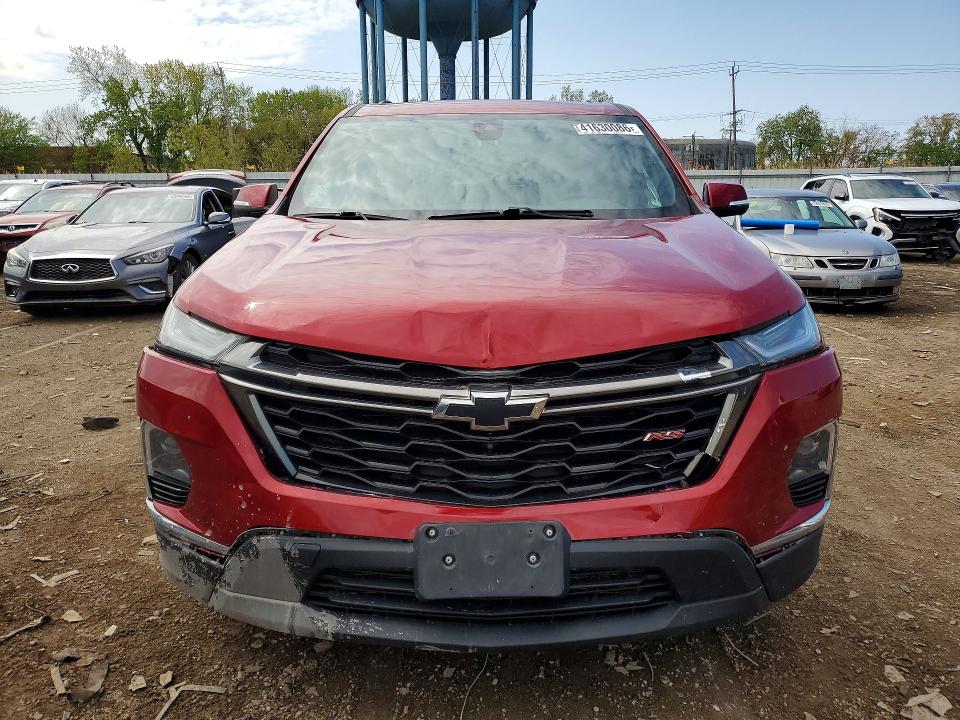 2023 Chevrolet Traverse VIN 1GNEVJKW0PJ256990 COPART salvage auction — FRONT END, Il - Salvage Certificate, sold $12,400 on 2026-07-03 (photo 5)