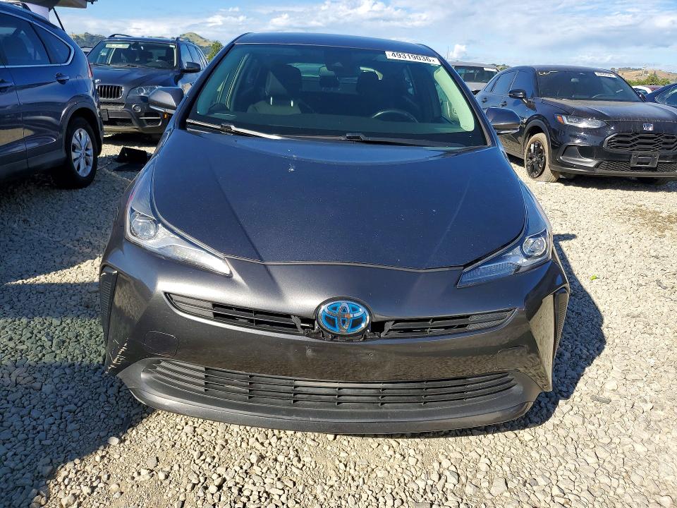 2022 Toyota Prius VIN JTDKAMFU4N3167703 COPART salvage auction — REAR END, Ca - Salvage Certificate, sold $60 on 2026-07-28 (photo 5)