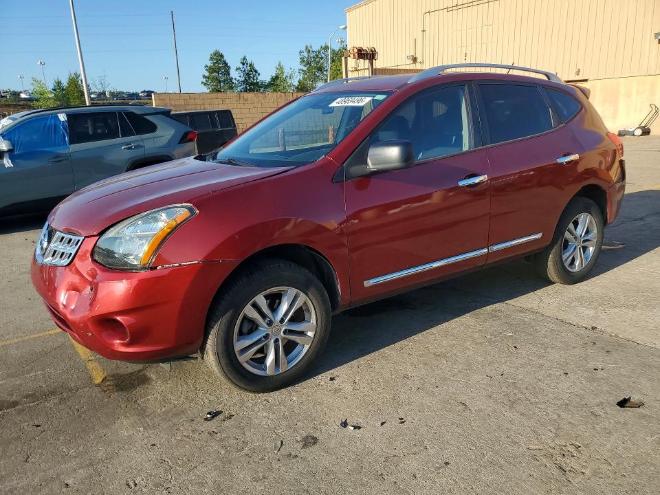 2015 Nissan Rogue VIN JN8AS5MT9FW165328 COPART salvage auction — FRONT END, Sc - Cert Of Title-Salvage, sold $475 on 2026-07-17 (photo 1)