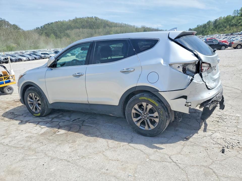 2015 Hyundai Santa fe VIN 5XYZTDLB4FG251187 COPART salvage auction — REAR END, Wv - Salvage Certificate, sold $1,950 on 2026-07-30 (photo 2)